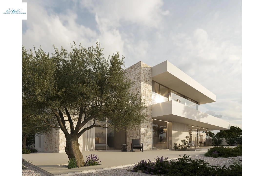 villa en Moraira en venta, superficie 482 m², ano de construccion 2024, aire acondicionado, parcela 809 m², 5 dormitorios, 4 banos, piscina, ref.: AM-12121DA-3