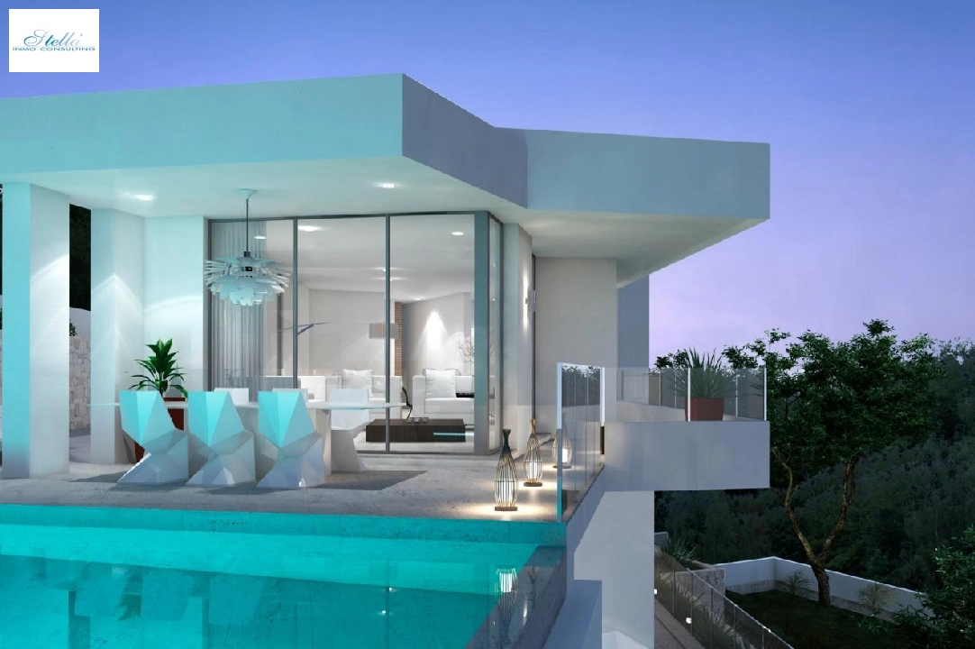 villa en Moraira en venta, superficie 286 m², ano de construccion 2024, aire acondicionado, parcela 800 m², 3 dormitorios, 2 banos, piscina, ref.: AM-12126DA-2