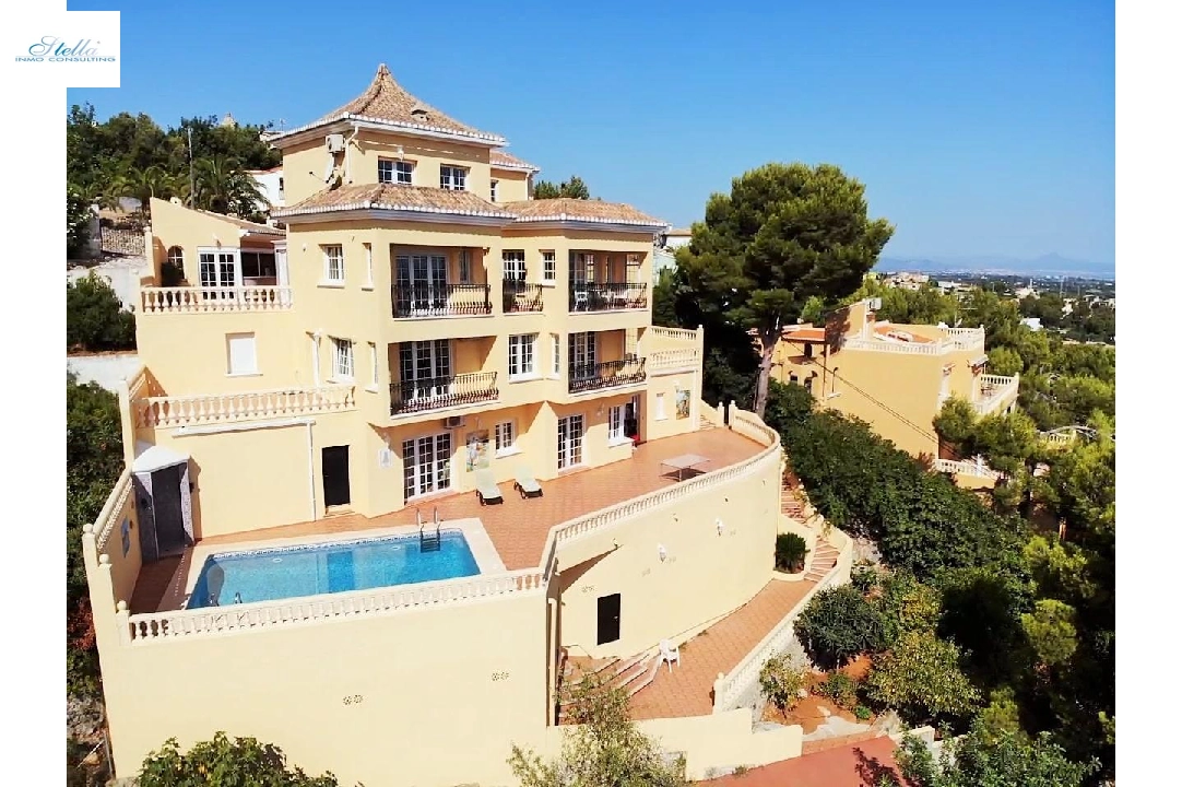 villa en Denia en venta, superficie 319 m², aire acondicionado, parcela 900 m², 6 dormitorios, 4 banos, piscina, ref.: AM-12170DA-1