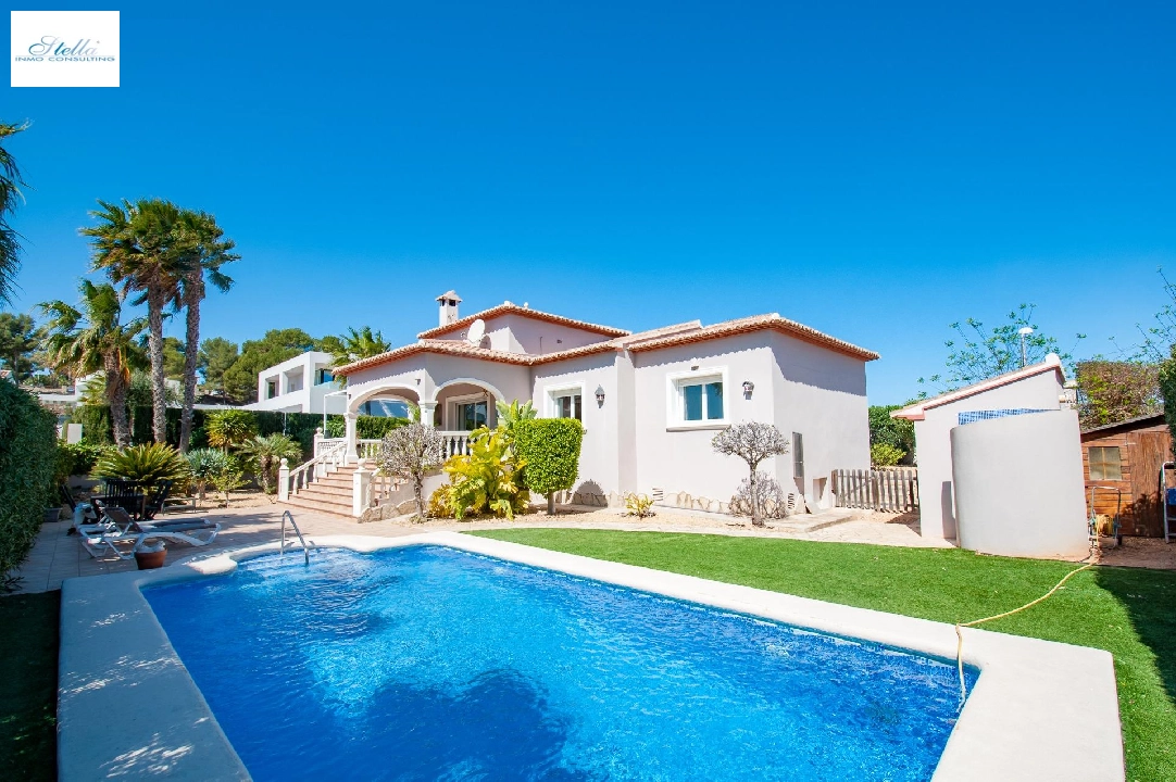 villa en Moraira en venta, superficie 132 m², ano de construccion 2006, aire acondicionado, parcela 803 m², 3 dormitorios, 2 banos, piscina, ref.: AM-12189DR-4