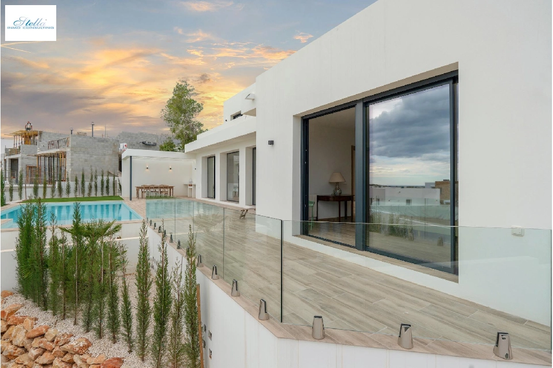 villa en Moraira en venta, superficie 259 m², ano de construccion 2024, aire acondicionado, parcela 800 m², 3 dormitorios, 3 banos, piscina, ref.: AM-12206DR-6