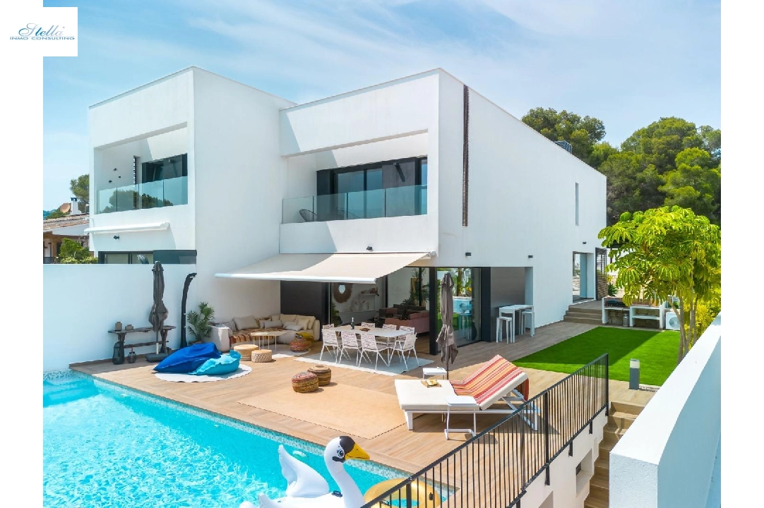 villa en Moraira en venta, superficie 182 m², aire acondicionado, parcela 500 m², 4 dormitorios, 3 banos, piscina, ref.: AM-12207DR-39