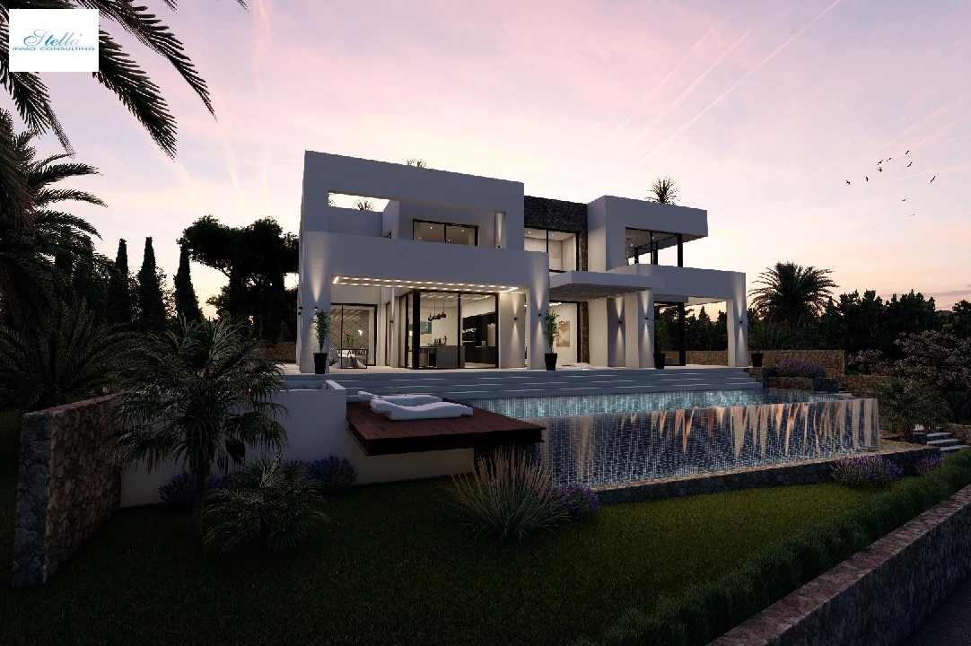 villa en Benissa en venta, superficie 547 m², ano de construccion 2024, aire acondicionado, parcela 1347 m², 4 dormitorios, 3 banos, piscina, ref.: AM-12239DA-28