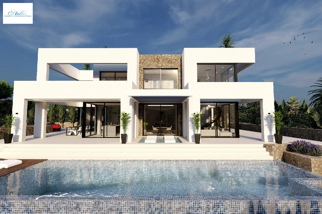 villa en Benissa en venta, superficie 547 m², ano de construccion 2024, aire acondicionado, parcela 1347 m², 4 dormitorios, 3 banos, piscina, ref.: AM-12239DA-8