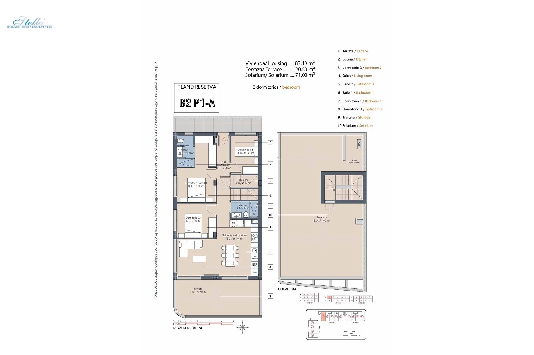 atico en Los Alcazares en venta, superficie 175 m², estado first owner, 3 dormitorios, 2 banos, piscina, ref.: HA-LAN-432-A04-17