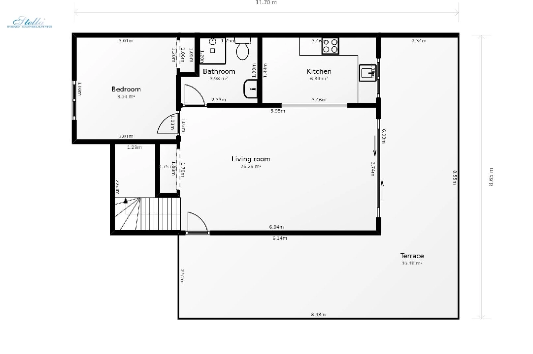 adosado en Calpe(Calpe) en venta, superficie 80 m², aire acondicionado, 3 dormitorios, 2 banos, piscina, ref.: COB-3452-10535-22