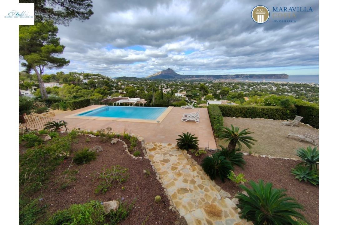 villa en Javea(Costa Nova) en venta, superficie 378 m², + calefaccion suelo, aire acondicionado, parcela 3063 m², 5 dormitorios, 5 banos, piscina, ref.: MV-P-2507-8