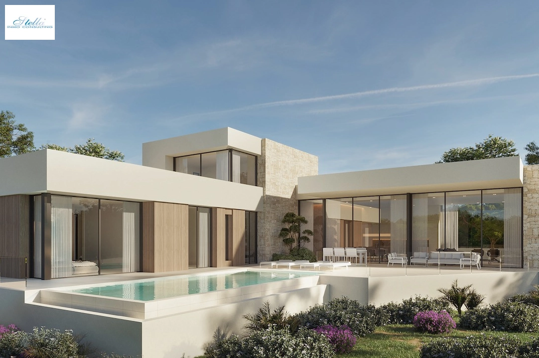 villa en Moraira(Moravit) en venta, superficie 320 m², aire acondicionado, parcela 1035 m², 4 dormitorios, 4 banos, piscina, ref.: CA-H-1811-AMB-2