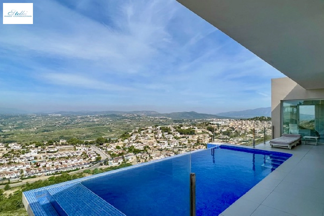 villa en Benitachell(La Cumbre del Sol) en venta, superficie 140 m², aire acondicionado, parcela 1395 m², 2 dormitorios, 2 banos, piscina, ref.: CA-H-1815-AMB-3