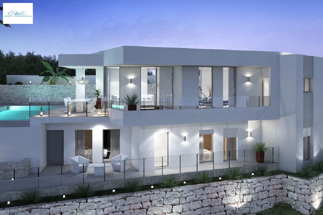 villa en Moraira(Benimeit) en venta, superficie 286 m², aire acondicionado, parcela 800 m², 3 dormitorios, 2 banos, piscina, ref.: CA-H-1819-AMB-5