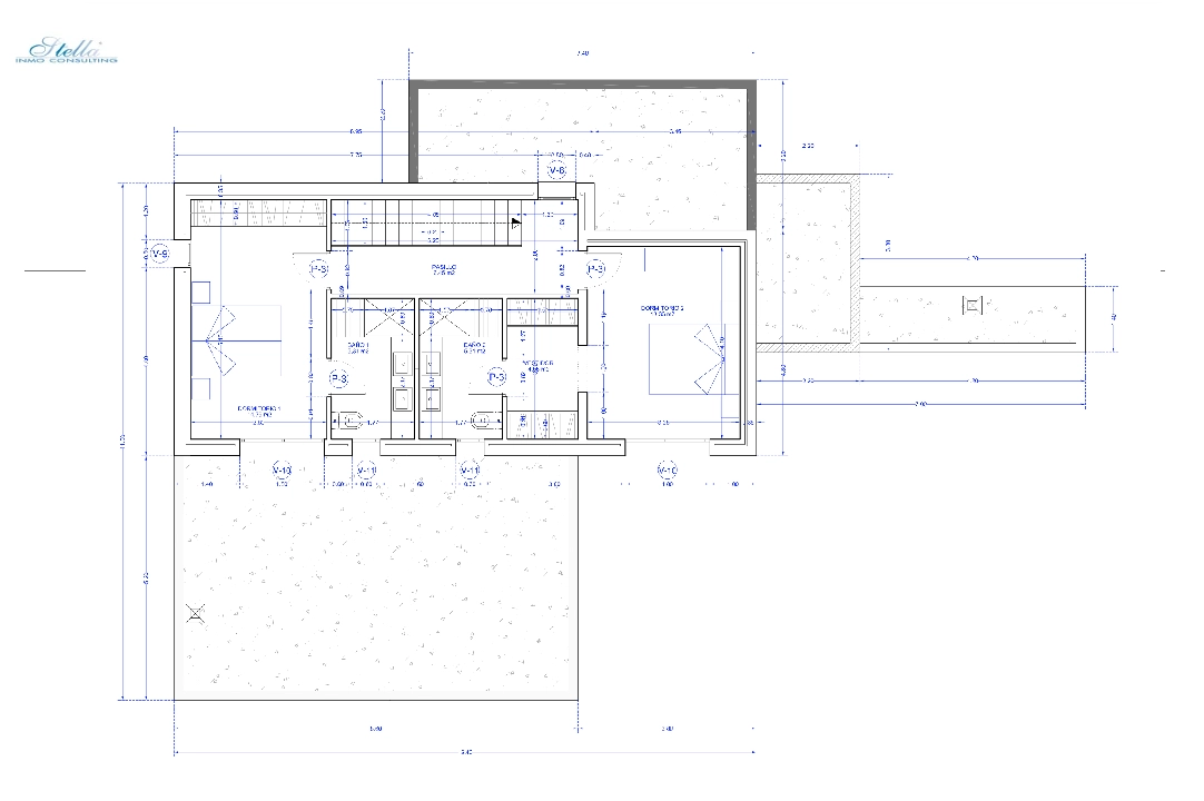 villa en Moraira(Cap Blanc) en venta, superficie 180 m², aire acondicionado, parcela 1056 m², 3 dormitorios, 4 banos, piscina, ref.: CA-H-1699-AMBI-14