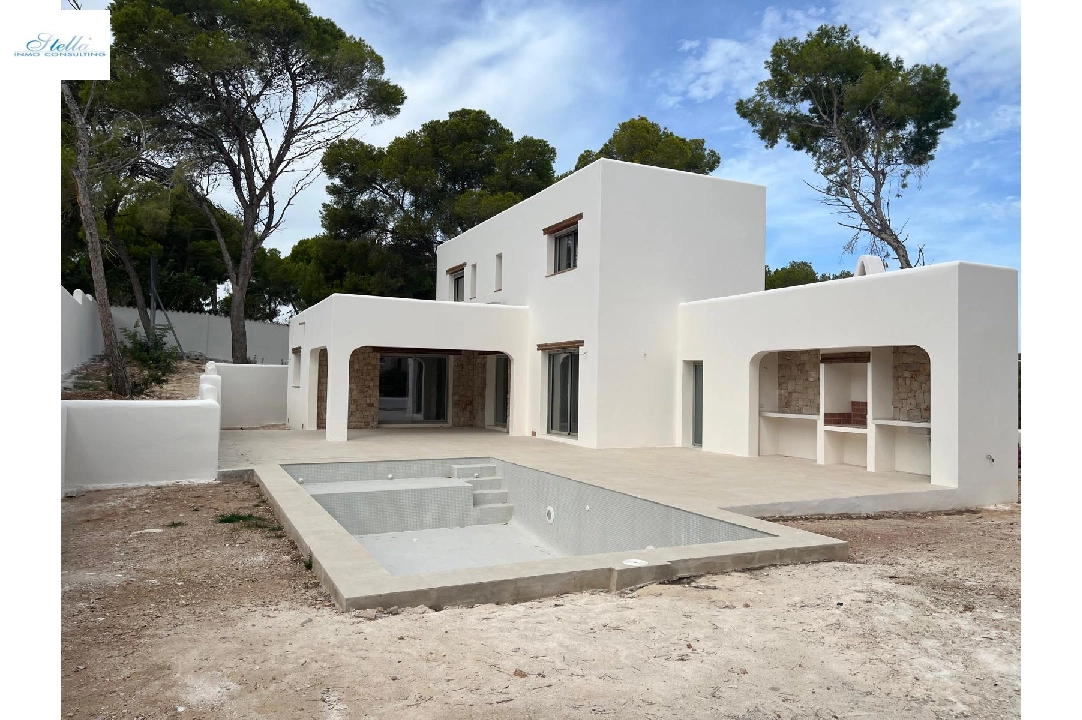 villa en Moraira(Cap Blanc) en venta, superficie 180 m², aire acondicionado, parcela 1056 m², 3 dormitorios, 4 banos, piscina, ref.: CA-H-1699-AMBI-3