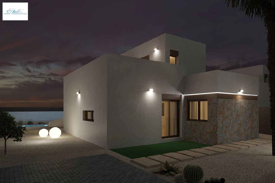 villa en Algorfa en venta, superficie 198 m², estado first owner, + fussboden, aire acondicionado, parcela 308 m², 3 dormitorios, 2 banos, piscina, ref.: HA-ARN-109-E01-13