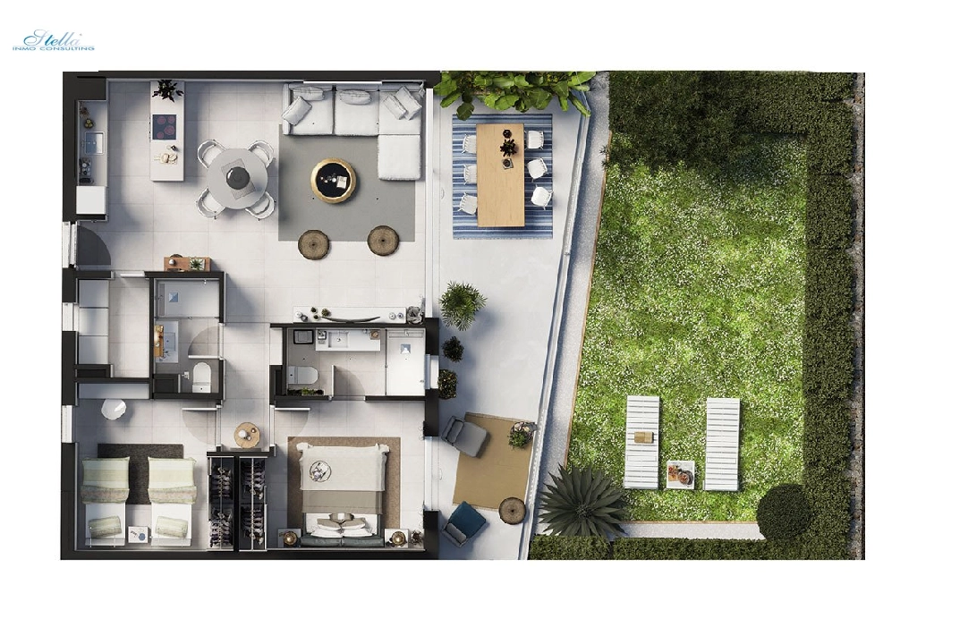 apartamento en la planta superior en Cala D-Or en venta, superficie 107 m², estado first owner, aire acondicionado, 2 dormitorios, 2 banos, piscina, ref.: HA-MLN-433-A01-30