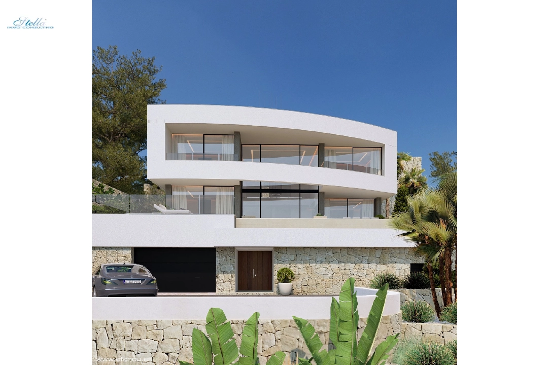 villa en Calpe(Empedrola) en venta, superficie 335 m², aire acondicionado, parcela 1042 m², 4 dormitorios, 4 banos, piscina, ref.: CA-H-1826-AMB-4