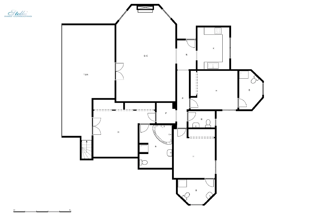 villa en Benitachell(La Cumbre del Sol) en venta, superficie 340 m², parcela 994 m², 5 dormitorios, 5 banos, piscina, ref.: CA-H-1677-AMB-43