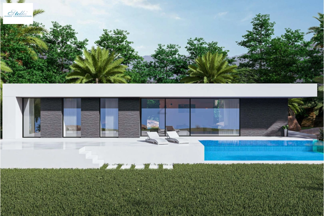 villa en Pedreguer en venta, superficie 160 m², ano de construccion 2024, + KLIMA, aire acondicionado, parcela 1000 m², 3 dormitorios, 2 banos, piscina, ref.: BP-8215PED-1