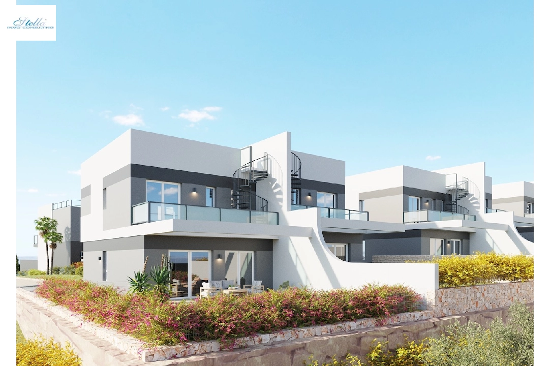 casa de pueblo en Finestrat(Finestrat) en venta, superficie 128 m², aire acondicionado, parcela 275 m², 4 dormitorios, 2 banos, piscina, ref.: CA-B-1828-AMB-1