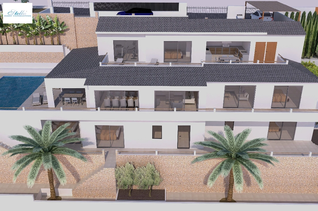 villa en Javea en venta, superficie 320 m², aire acondicionado, parcela 800 m², 5 dormitorios, 4 banos, piscina, ref.: BP-4447JAV-22