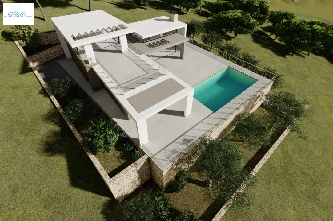 villa en Benitachell(Raco de Nadal) en venta, superficie 180 m², aire acondicionado, parcela 700 m², 4 dormitorios, 3 banos, piscina, ref.: CA-H-1832-AMB-2