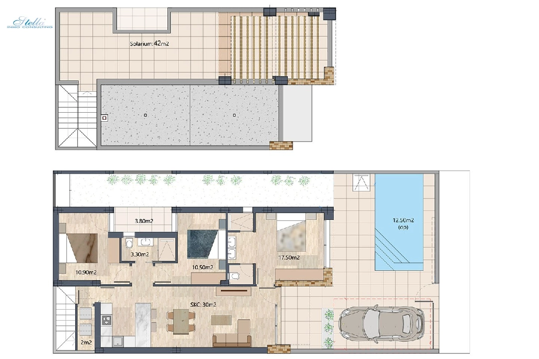 villa en San Fulgencio en venta, superficie 125 m², estado first owner, parcela 173 m², 3 dormitorios, 2 banos, ref.: HA-SFN-130-E01-10