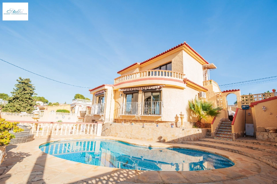 villa en Calpe(Playa De La Fossa) en venta, superficie 195 m², aire acondicionado, parcela 500 m², 3 dormitorios, 3 banos, piscina, ref.: COB-3496-10535-1