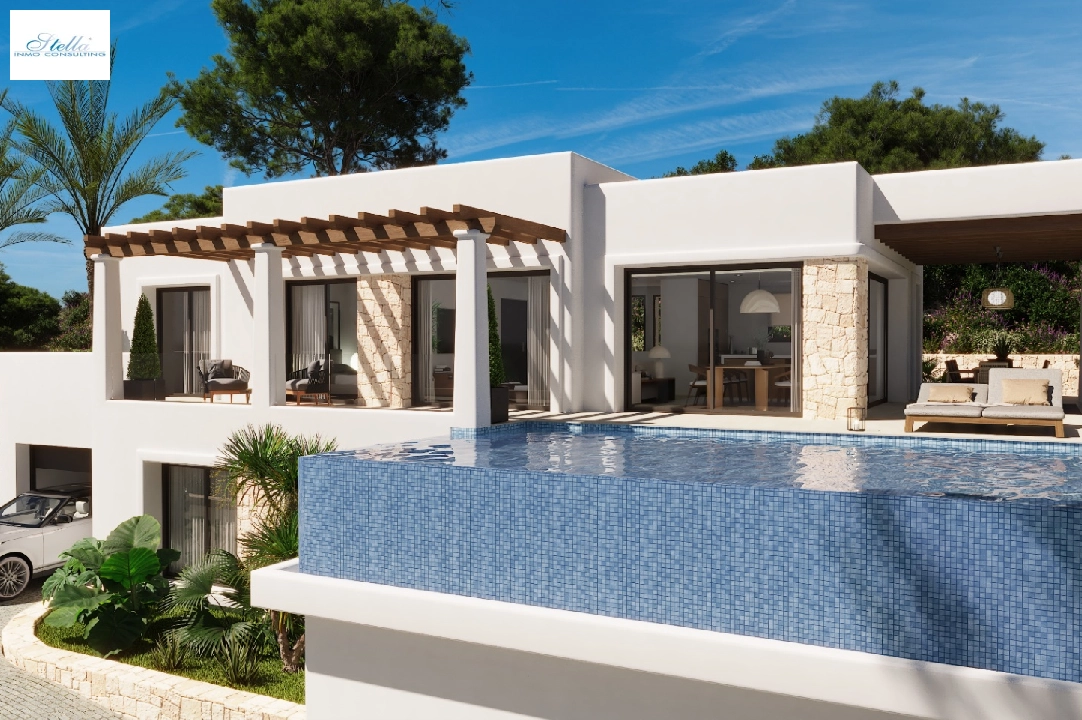 villa en Benissa en venta, superficie 256 m², aire acondicionado, parcela 1009 m², 4 dormitorios, 4 banos, piscina, ref.: UM-UV-IFACH-4