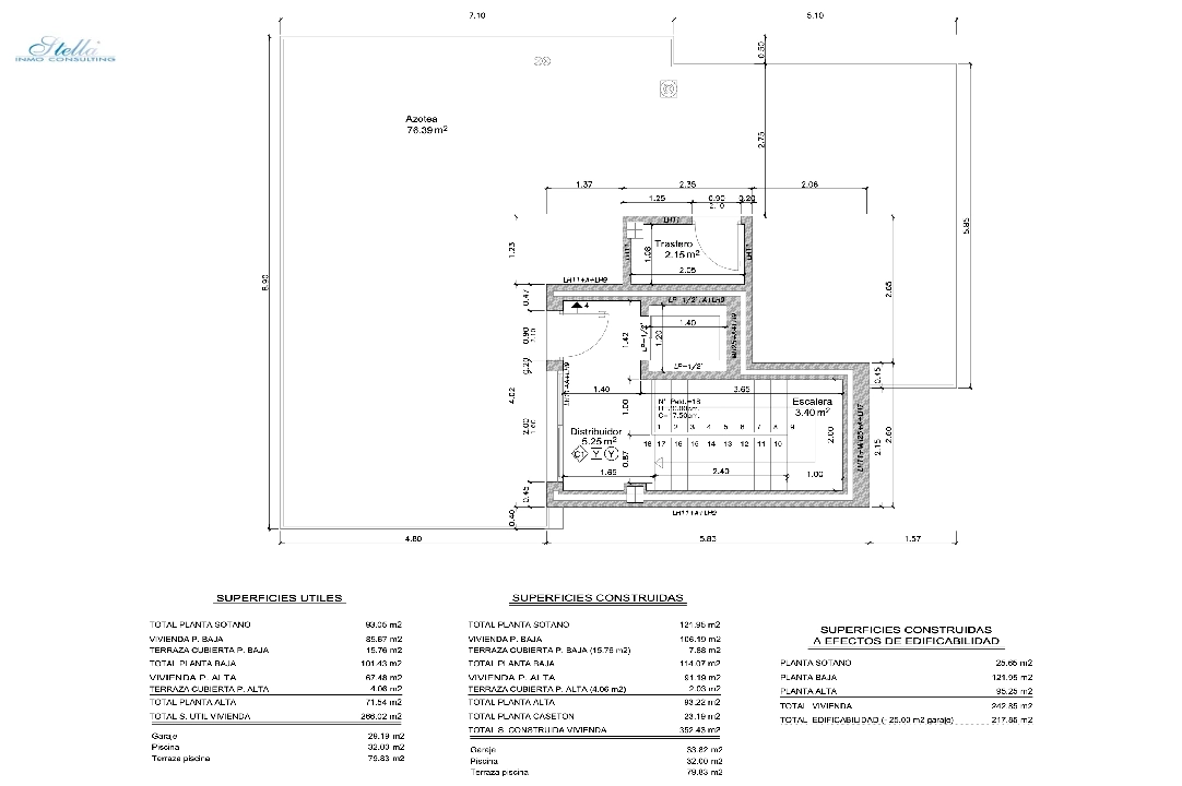 villa en Calpe(Ortembach) en venta, superficie 350 m², aire acondicionado, parcela 792 m², 4 dormitorios, 4 banos, piscina, ref.: CA-H-1849-AMBE-33