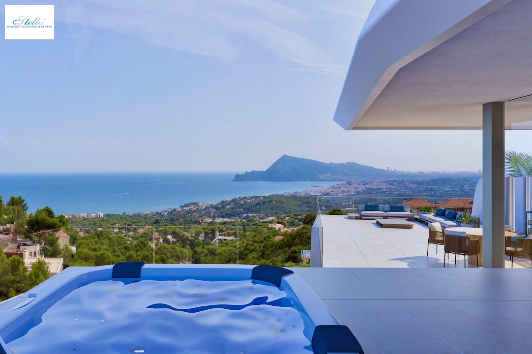 villa en Altea(Altea) en venta, superficie 479 m², aire acondicionado, parcela 1383 m², 4 dormitorios, 4 banos, piscina, ref.: CA-H-1853-AMB-3