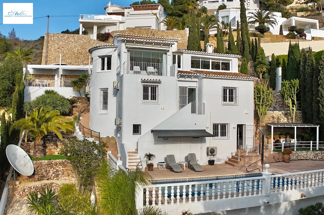 villa en Moraira(Arnella) en venta, superficie 248 m², aire acondicionado, parcela 958 m², 5 dormitorios, 3 banos, piscina, ref.: CA-H-1854-AMB-1