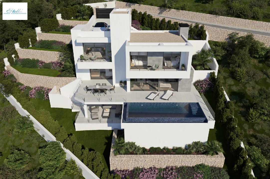 villa en Cumbre del Sol(Cumbre del Sol) en venta, superficie 365 m², parcela 748 m², 3 dormitorios, 3 banos, piscina, ref.: VA-AJ240-1