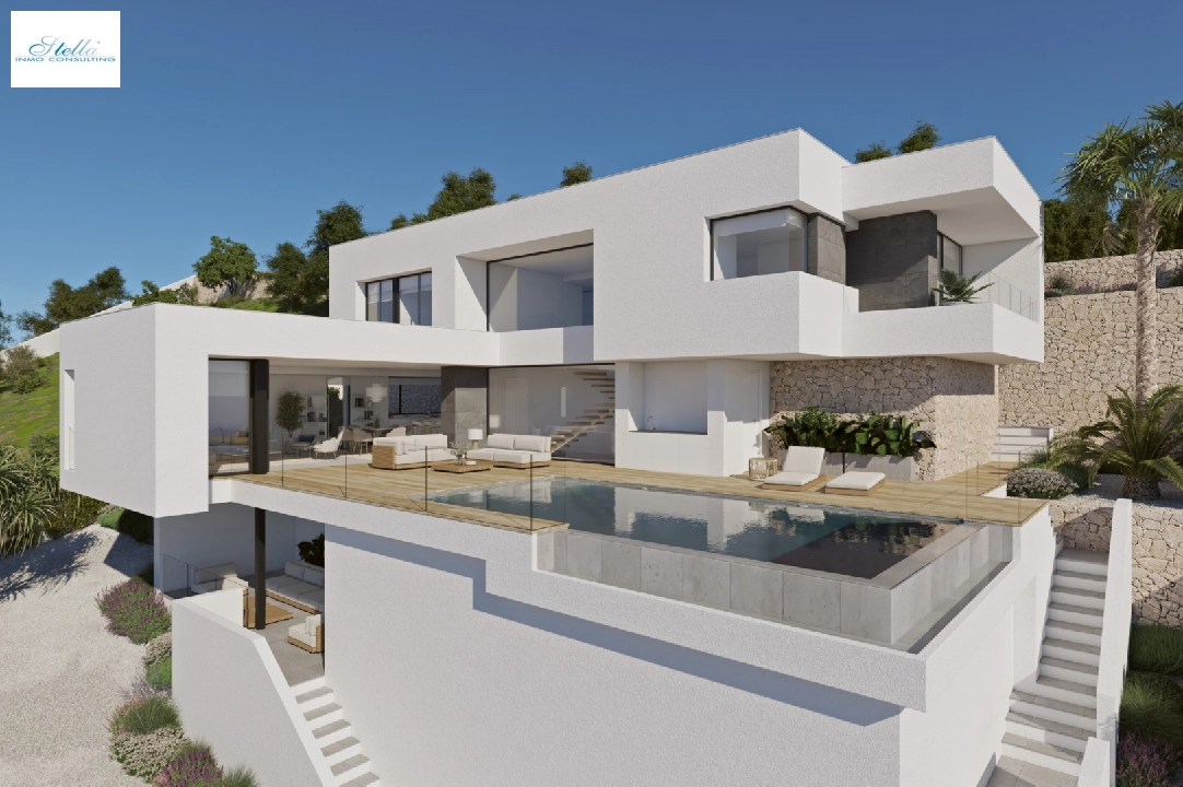 villa en Cumbre del Sol(Cumbre del Sol) en venta, superficie 349 m², parcela 878 m², 3 dormitorios, 3 banos, piscina, ref.: VA-AJ223-1