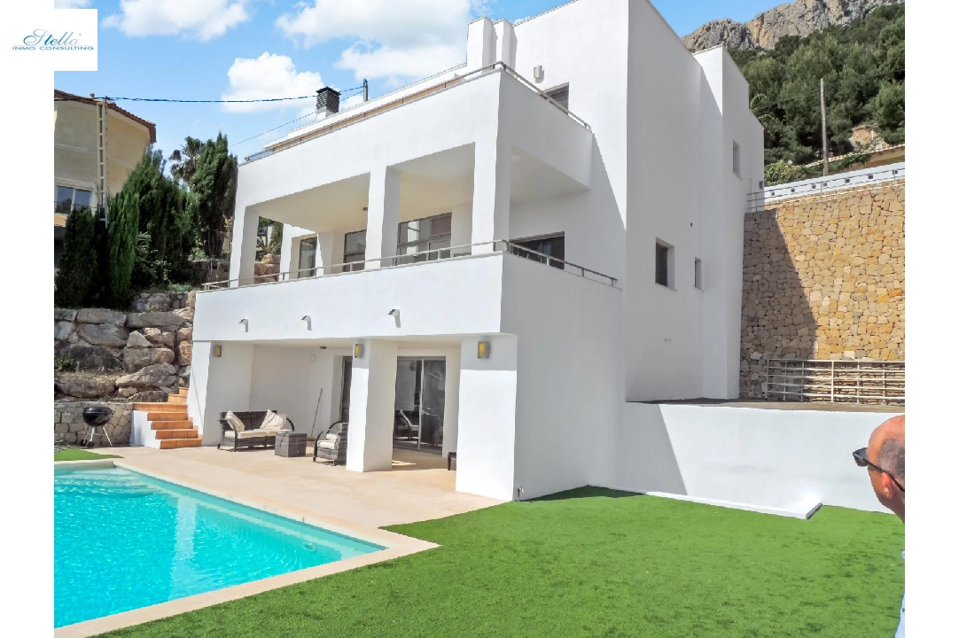 villa en Calpe(Costa Blanca) en venta, superficie 530 m², parcela 816 m², 5 dormitorios, 4 banos, piscina, ref.: CPS-191-3